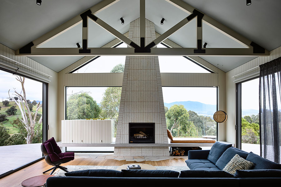 A Luxury Country Couples Retreat, Melbourne Home Design + Living Magazine Feature