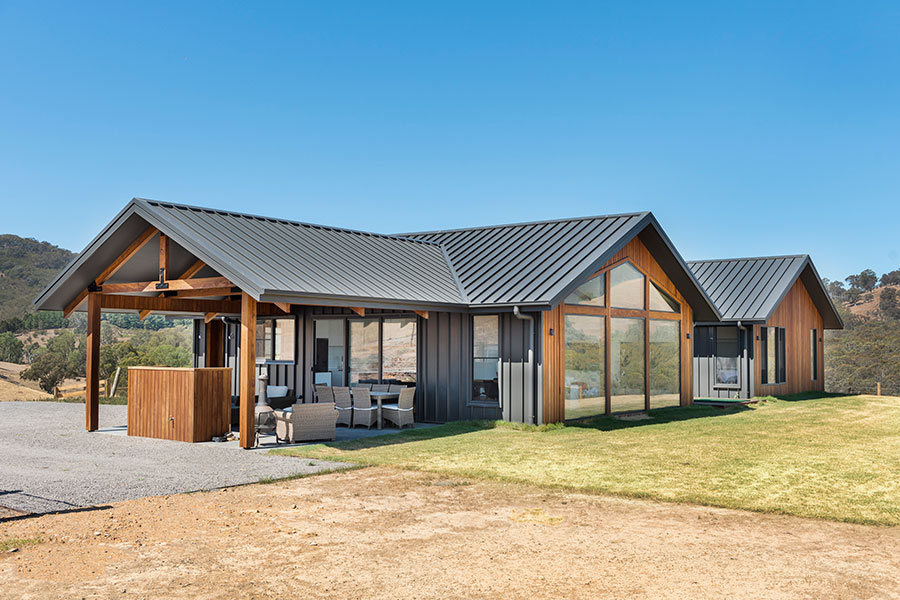 Hedger Constructions News & Media: An Off-Grid Custom Home in Thornton with Stunning Views of the Cathedral Ranges, featured in Complete Home