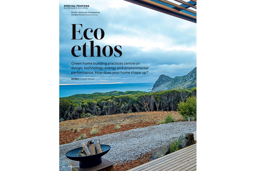 Hedger Constructions News & Media: Eco Ethos - Sustainability Feature in Grand Designs Australia Magazine